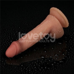 7.5'' Sliding Skin Pro Dual Layer Silicone Dong