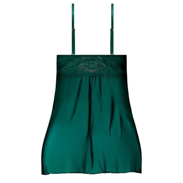 Magic Silk Evermore Babydoll & Cheeky Panty Set Emerald