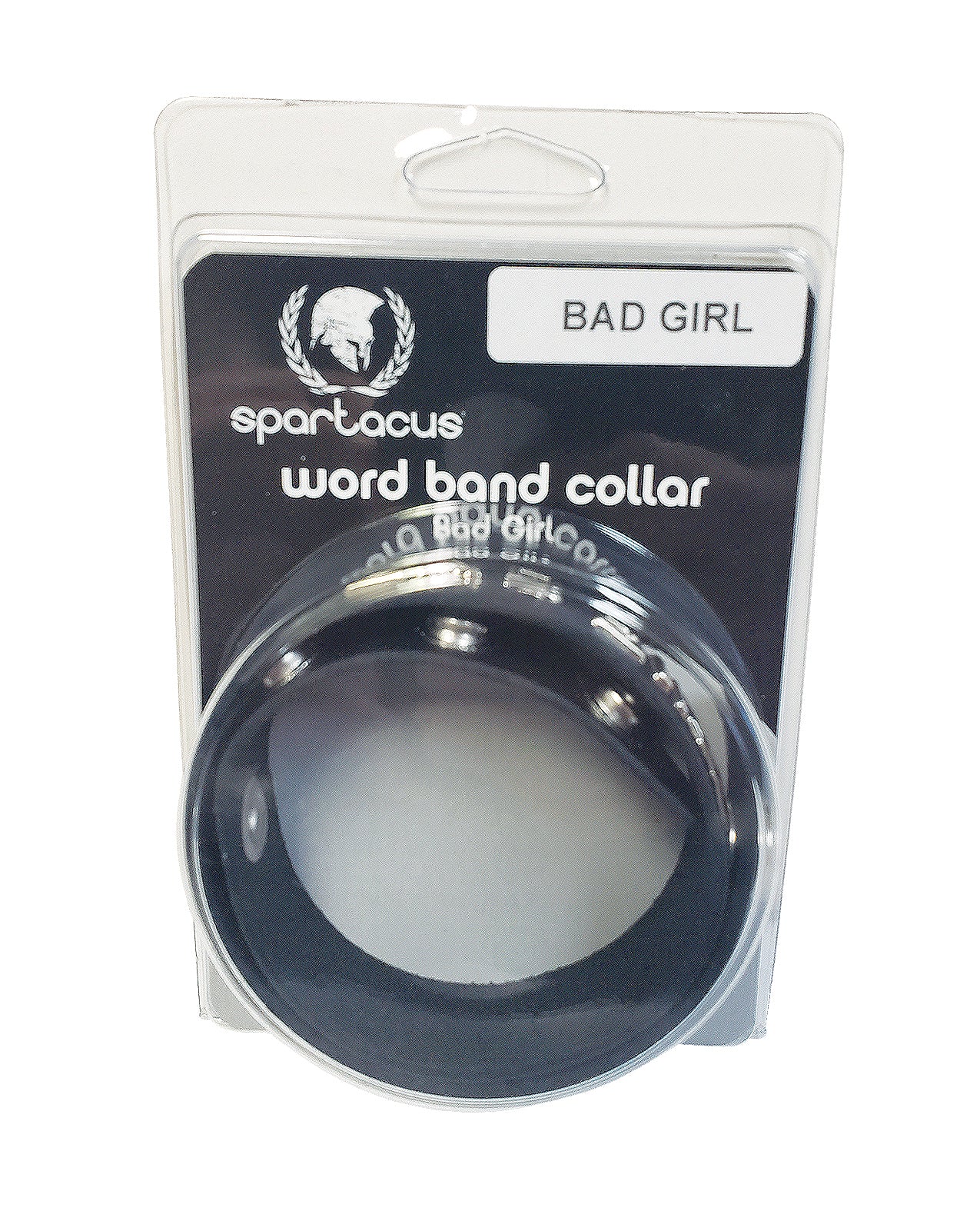 BABYGIRL Leather Word Band Collar