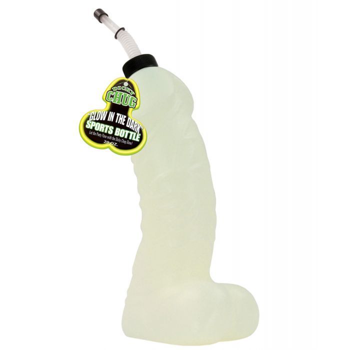 Botella deportiva grande Dicky Chug - 20 oz brilla en la oscuridad