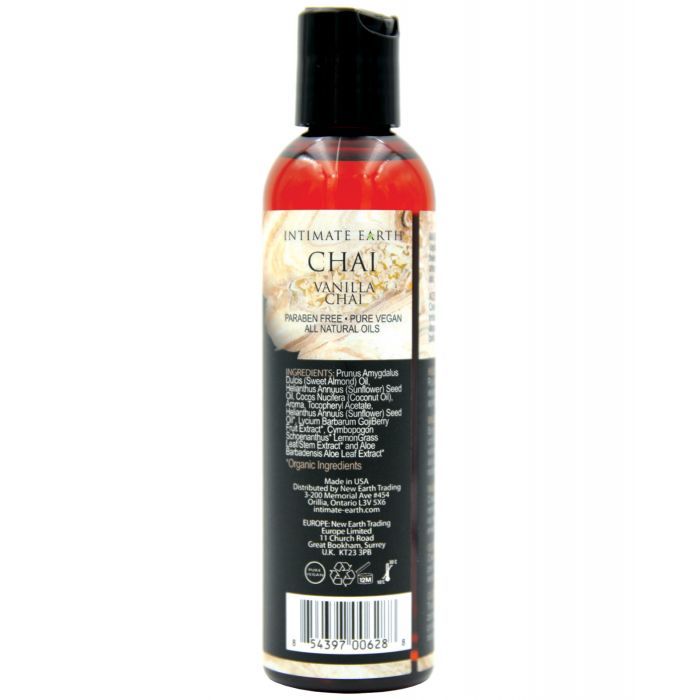 Intimate Earth Chai Massage Oil - 120 ml Vanilla & Chai
