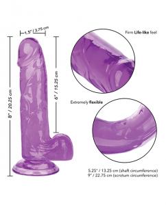 SIZE QUEEN 6IN PURPLE