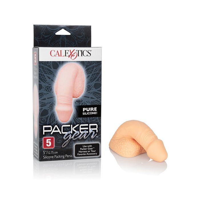 Packer Gear 5" Silicone Packing Penis - Ivory