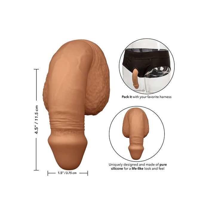 Packer Gear 5" Silicone Packing Penis - Tan