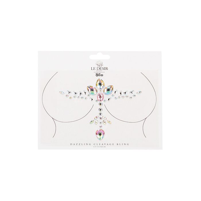 Shots Bliss Dazzling Cleavage Bling Sticker O/S
