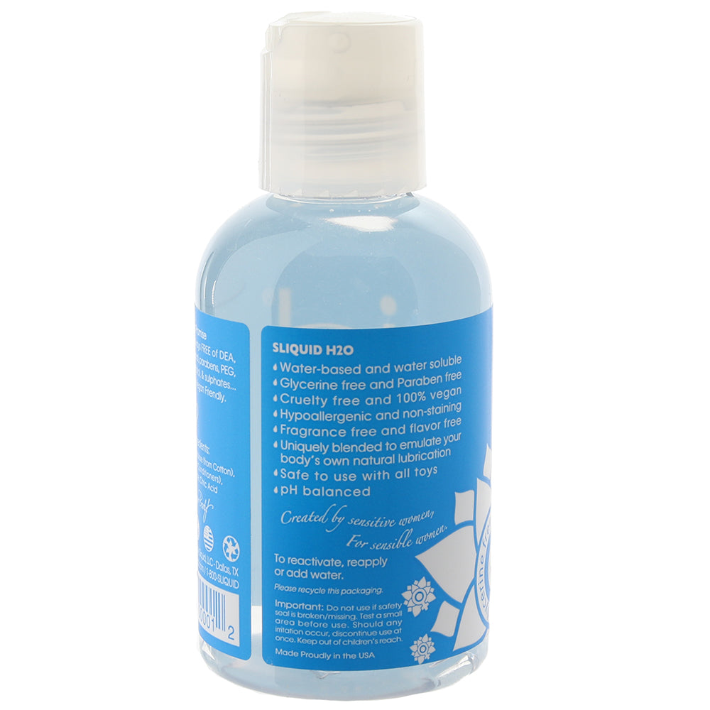 H2O Glycerin Free Natural Lube in 4.2oz/125ml