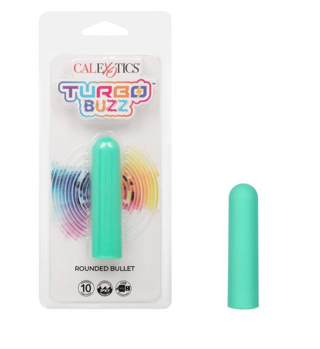 Vibrador Turbo Buzz Rounded Bullet en verde