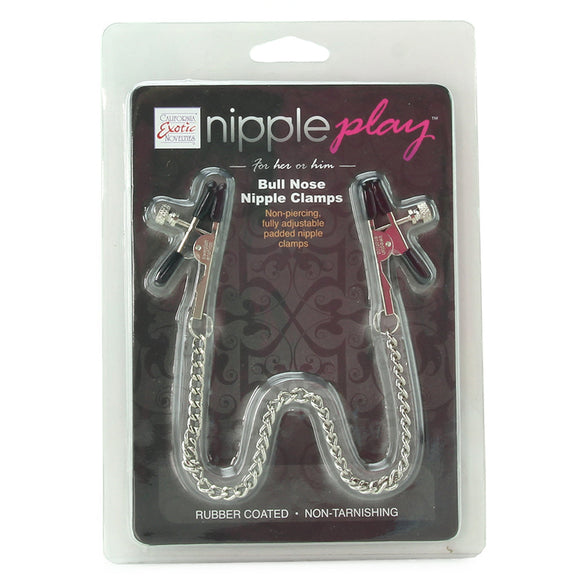 Nipple play Bull Nose Nipple Clamps - Tasteful Desires Adult Shop