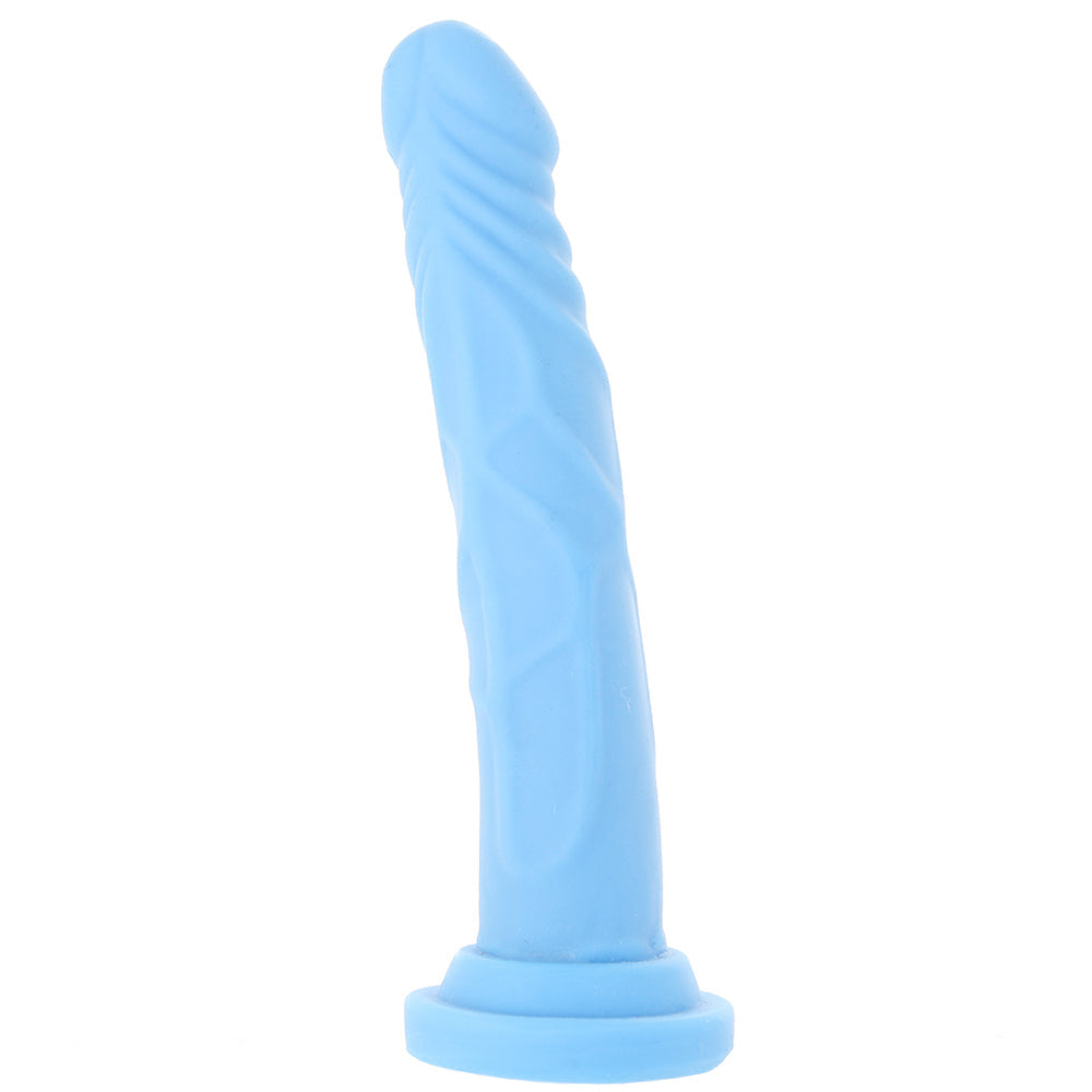 Pene Neo de 7.5 pulgadas de doble densidad en azul neón