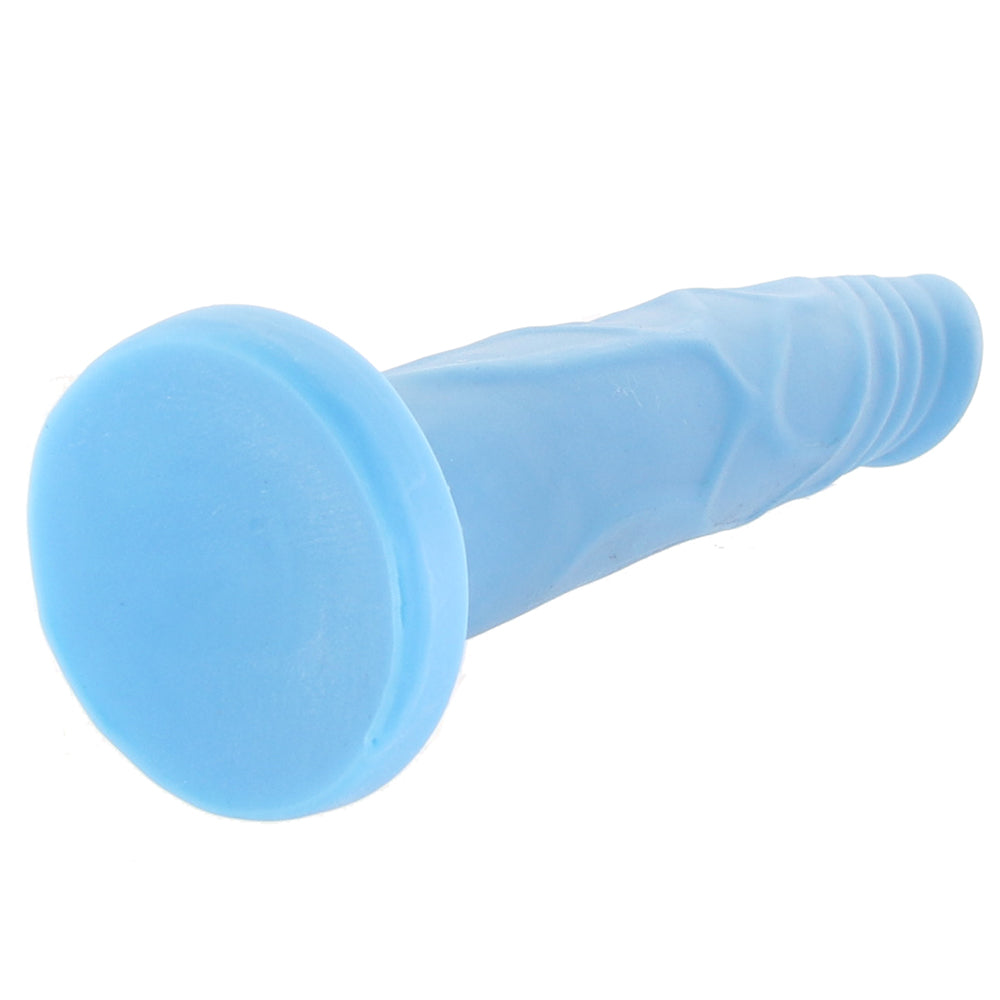 Pene Neo de 7.5 pulgadas de doble densidad en azul neón