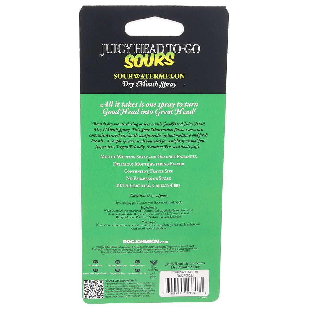 GoodHead Juicy Head Sours Mouth Spray To-Go in Watermelon