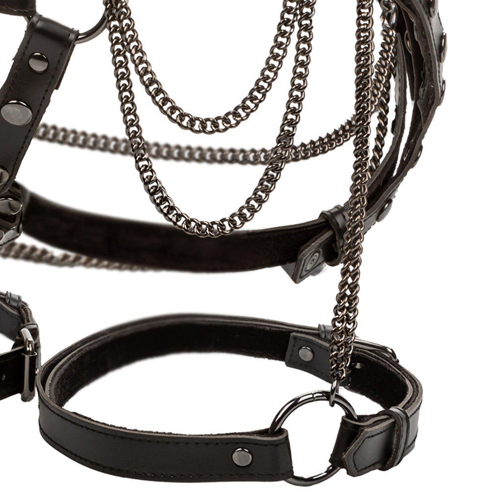 Euphoria Thigh Harness With Chains in OSXL