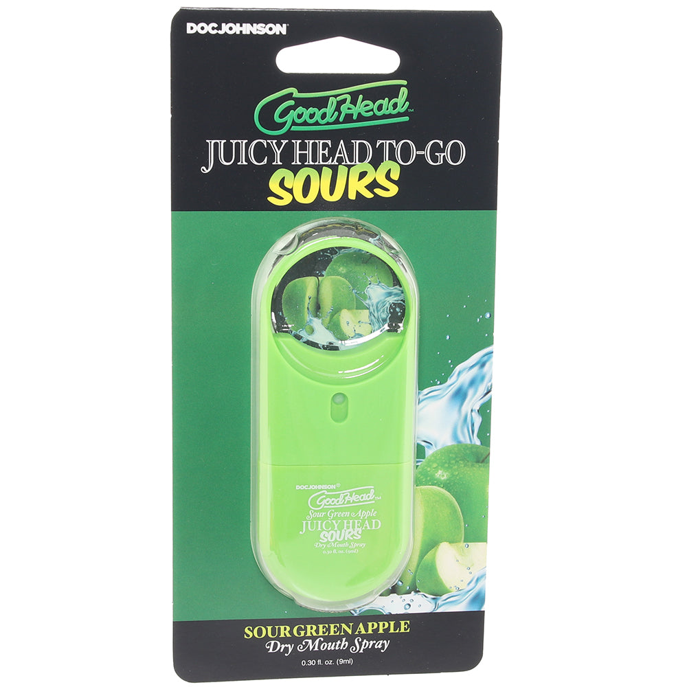 GoodHead Juicy Head Sours Mouth Spray To-Go in Green Apple