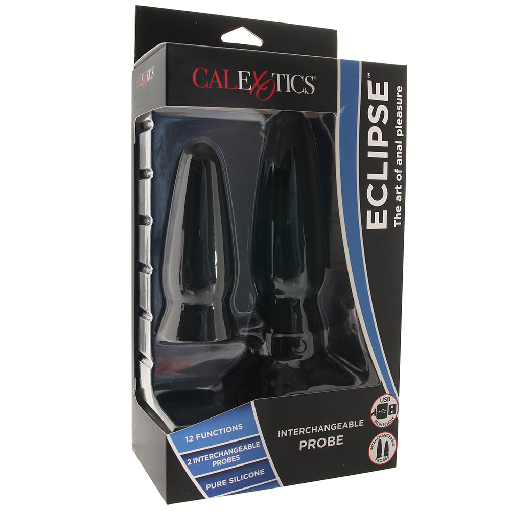Vibrador con sonda intercambiable recargable Eclipse