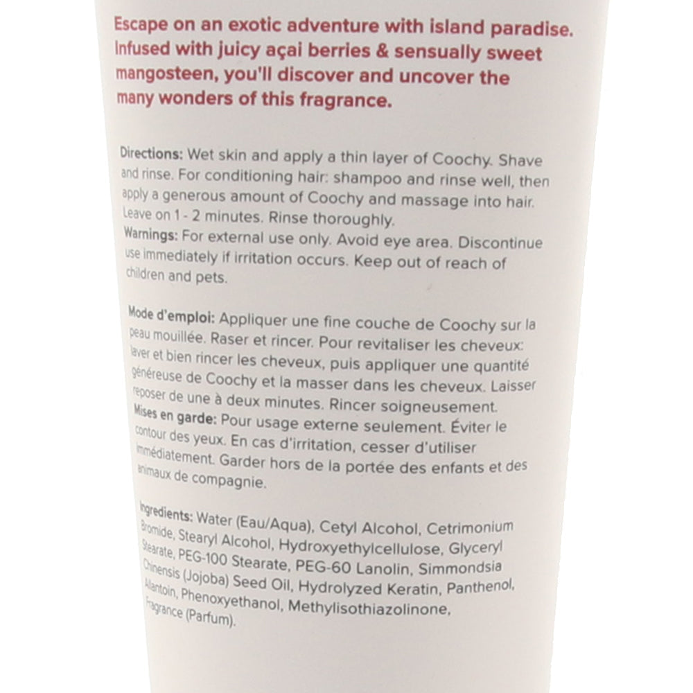 Coochy Shave Cream 3.4oz/100ml in Island Paradise