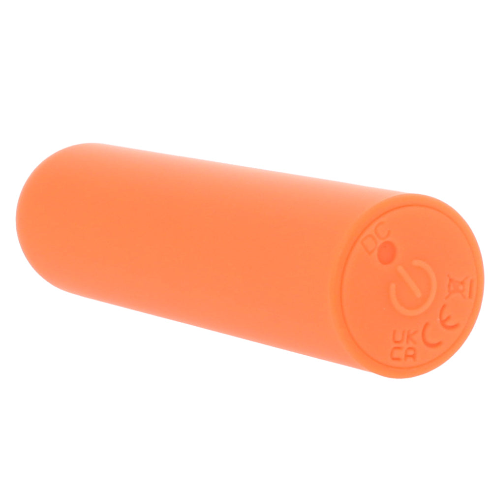 Vibrador redondo tipo bala Turbo Buzz en color naranja