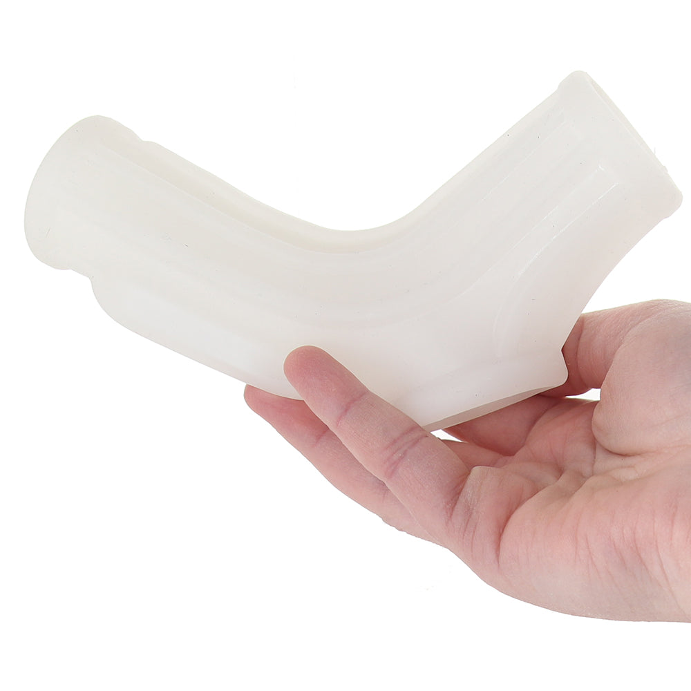 Power Sleeve Sleek Vibrating Enhancer in White