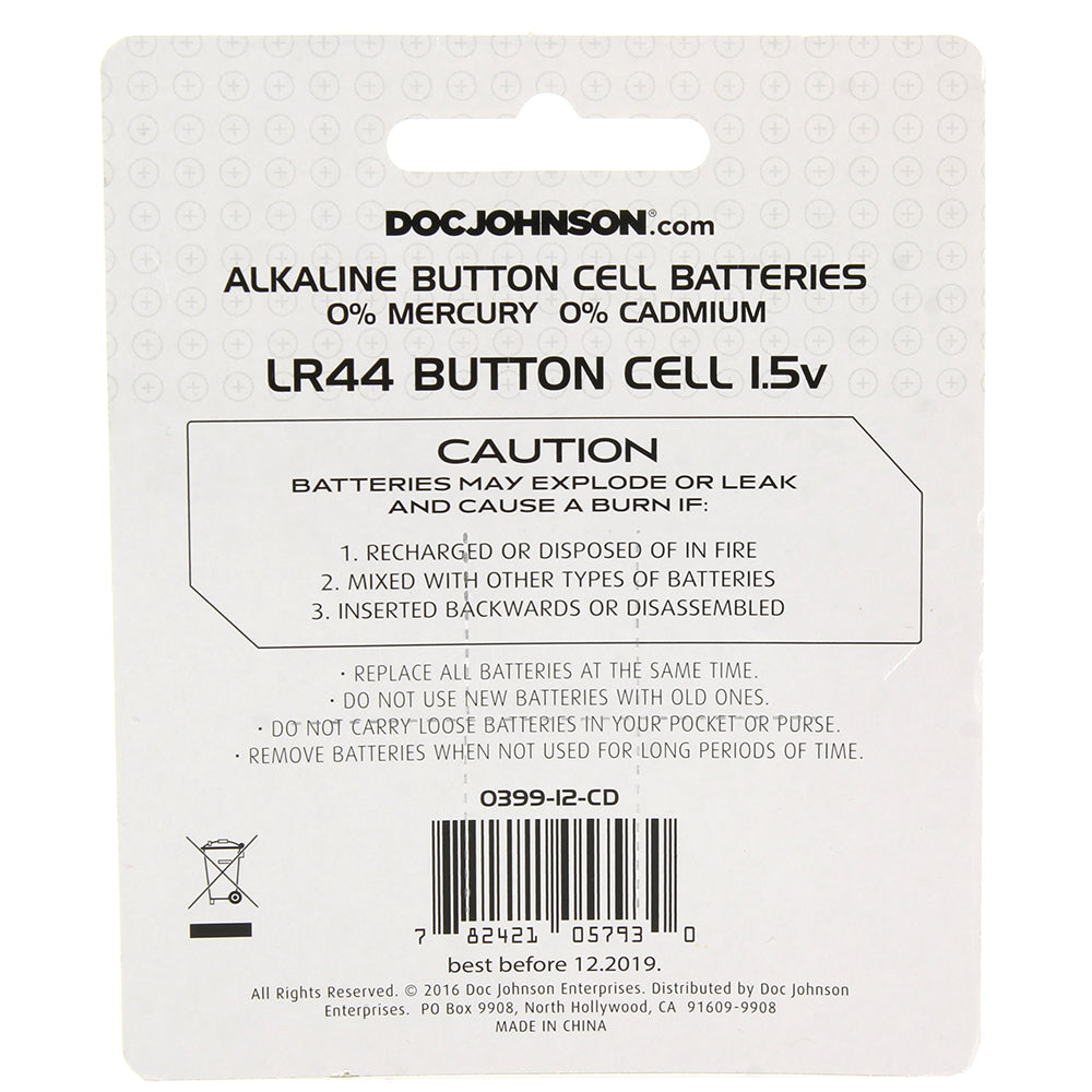 Long Lasting LR44 Alkaline Battery in 6 pack - Tasteful Desires Adult Shop