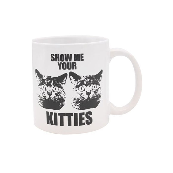 Attitude Mug Show Me Your Kitties - 22 oz