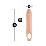 Blush Performance Plus 10 in. Silicone Cock Sheath Penis Extender Sling Beige