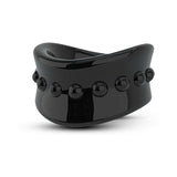 Blush Stay Hard Beef Ball Stretcher 1.5 in. Black