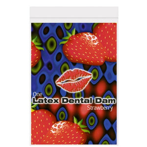 Trust Dam Latex Dental Dam - Strawberry