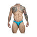 MaleBasics JUSTIN + SIMON Classic Bikini Turquoise M