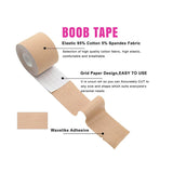 Neva Nude Boob Tape 16 ft. Dark