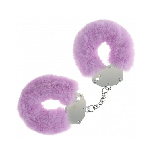 OUCH! HEAVY DUTY FLUFFY HANDCUFFS LAVENDER