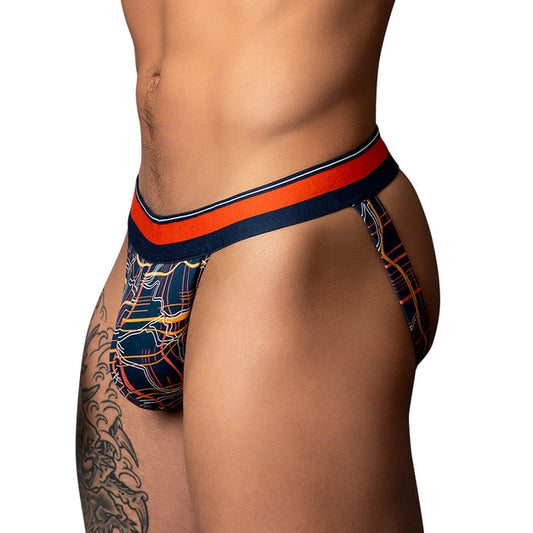 Jockstrap Male Power Soo Cumfy marine/orange T/TG