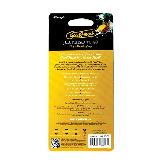 GoodHead Juicy Head Dry Mouth Spray To Go - .30 oz Pineapple