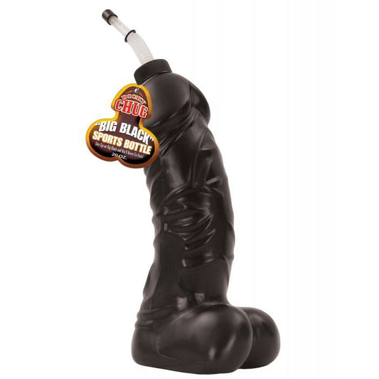 Botella deportiva grande Dicky Chug - 20 oz, color negro