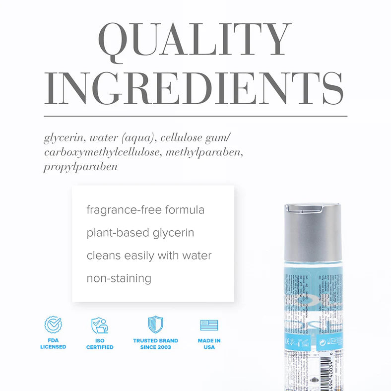 JO H2O Original Water-Based Lubricant 2 oz.