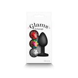 Glams Xchange Round Gem Butt Plug in Small