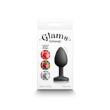 Glams Xchange Round Gem Butt Plug in Small