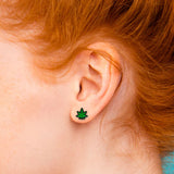 Weed Leaf Earrings