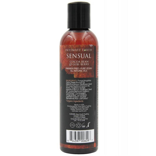 Intimate Earth Sensual Massage Oil - 120 ml Cocoa Bean & Gogi Berry