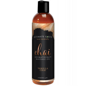 Intimate Earth Chai Massage Oil - 120 ml Vanilla & Chai