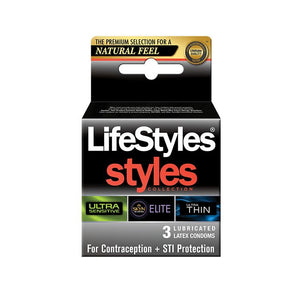 Lifestyles Styles Sensitive - Pack of 3