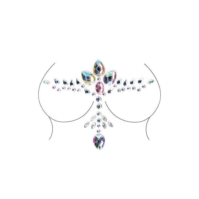 Shots Bliss Dazzling Cleavage Bling Sticker O/S