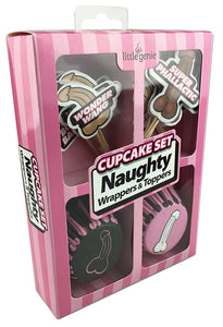 Cupcake Set - Naughty Wrappers & Toppers - Tasteful Desires Adult Shop