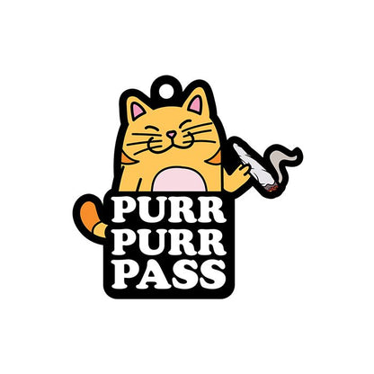 Wood Rocket Purr Purr Pass Air Freshener - Green Grass