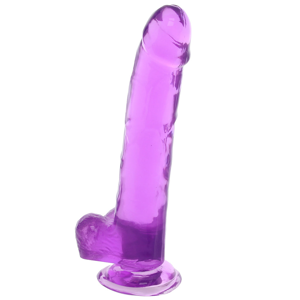 Dildo de gelatina tamaño Queen de 6 pulgadas en verde azulado