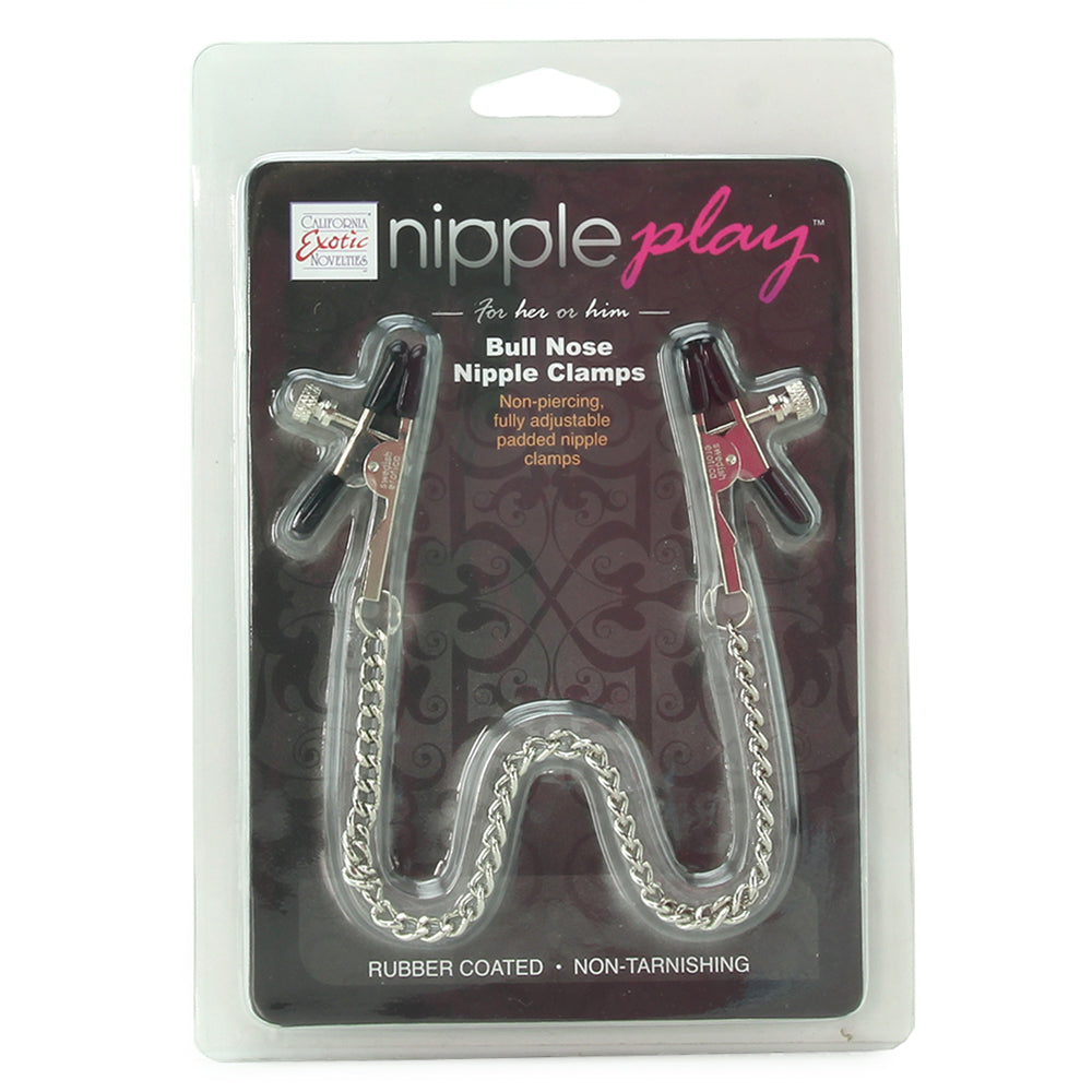 Nipple play Bull Nose Nipple Clamps - Tasteful Desires Adult Shop
