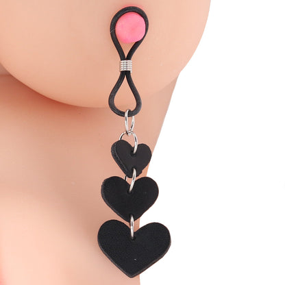 Sex & Mischief Heart Nipple Ties