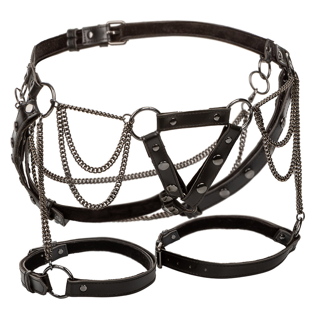 Euphoria Thigh Harness With Chains in OSXL