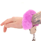 Ouch! Heavy Duty Fluffy Cuffs in Purple