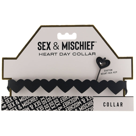 Sex & Mischief Heart Day Collar