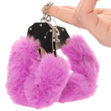 Ouch! Heavy Duty Fluffy Cuffs in Purple