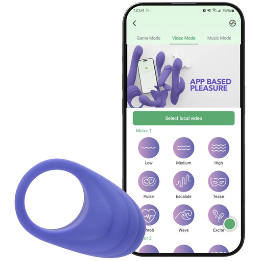 Vibrador portátil Venus Butterfly controlado por aplicación Connect